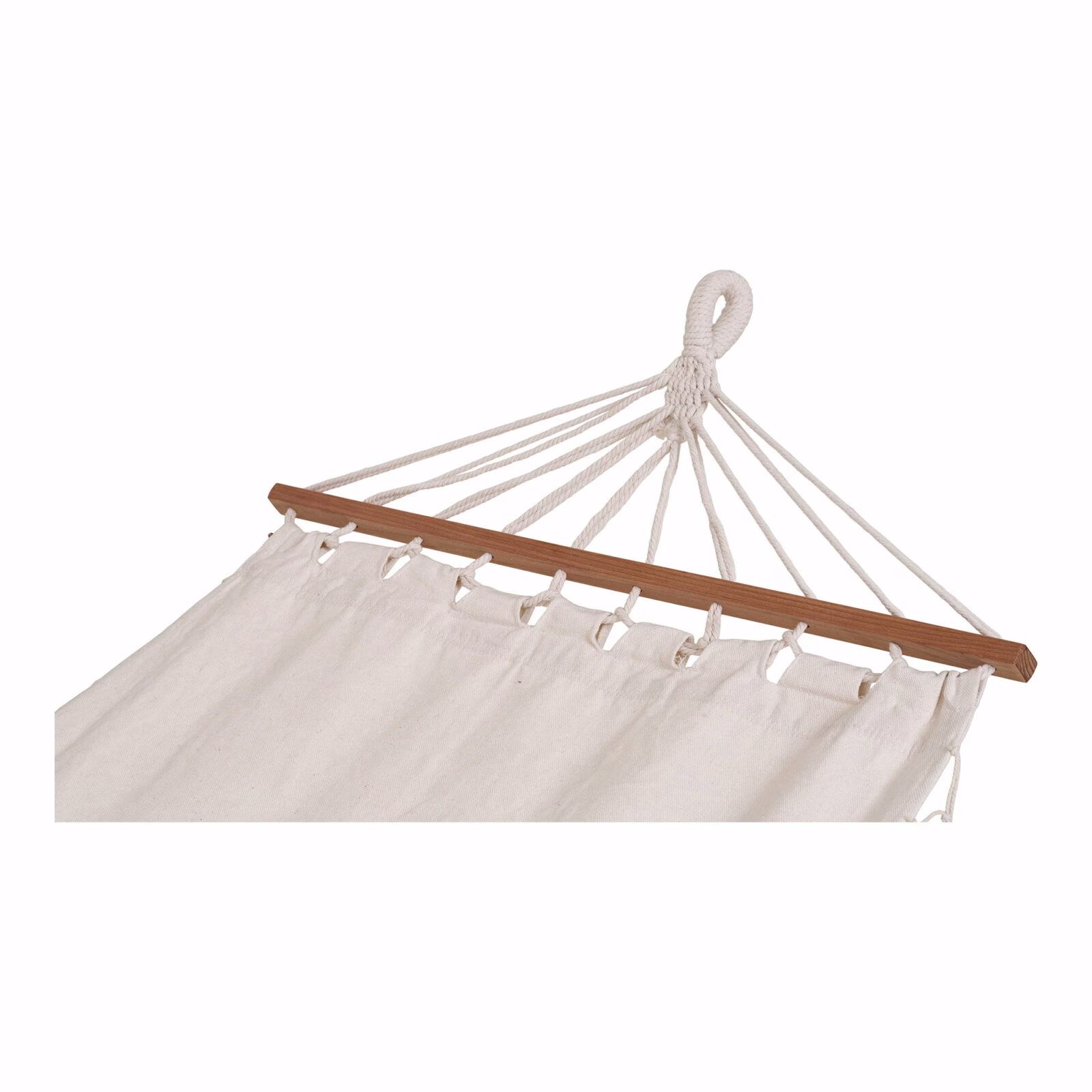 Edessa Hangmat Off-White – Katoenmix & Larikshout – Comfort en Stijl. 3 Edessa hangmat