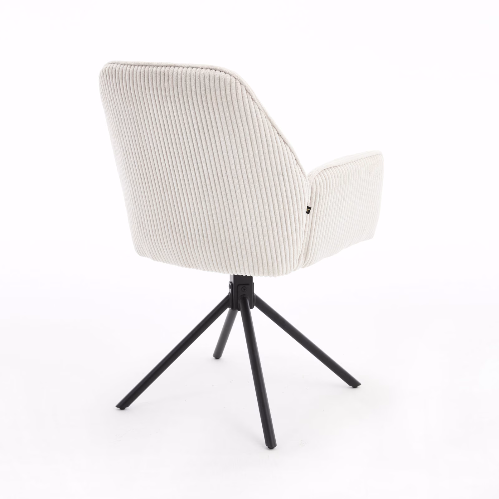 Eetkamerstoel Noah – Hyper Stof Taupe – 360° Draaibaar – Luxe Comfort – Modern Design 3 Eetkamerstoel Noah – Hyper Stof Taupe – 360° Draaibaar – Luxe Comfort – Modern Design - Afbeelding 3