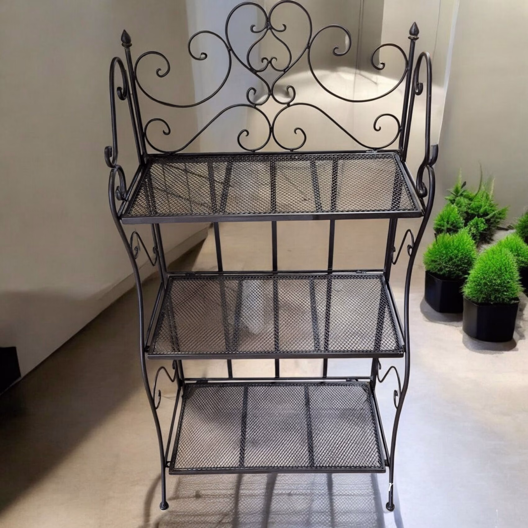 Stijlvol Wandrek voor Planten – Inklapbaar & Multifunctioneel 2 Inklapbaar Plantenrek Bruin