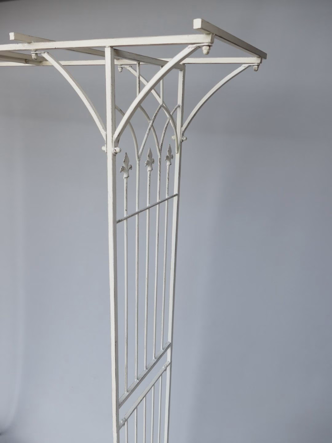 Rozenboog Rustiek Wit – Metalen Tuinboog 230x175 cm 7 Rozenboog Wit Metaal