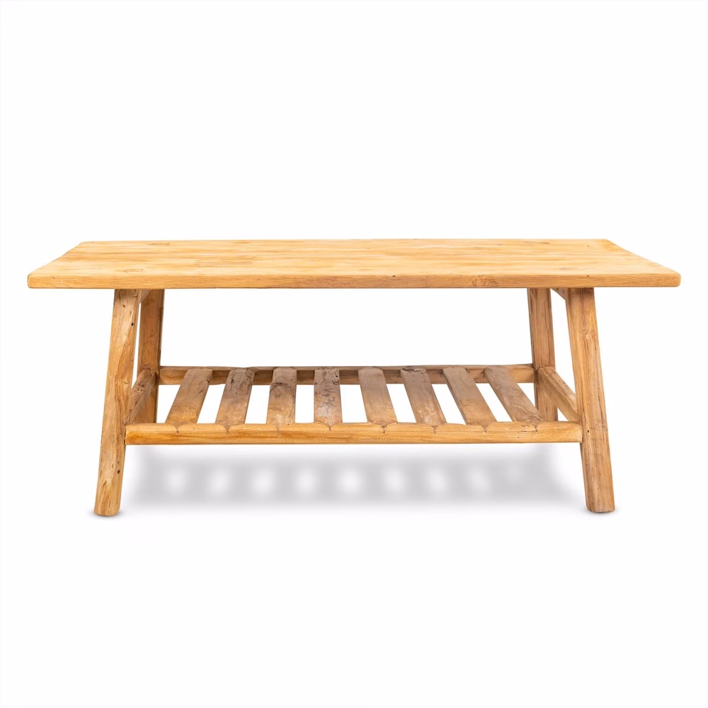 Blora Teakhouten salontafel 120 1 Blora Teakhouten salontafel 120