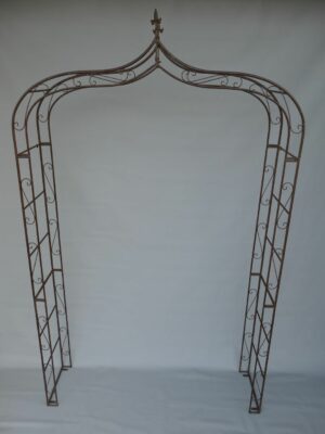 Rozenboog rustiek bruin H.260x150cm