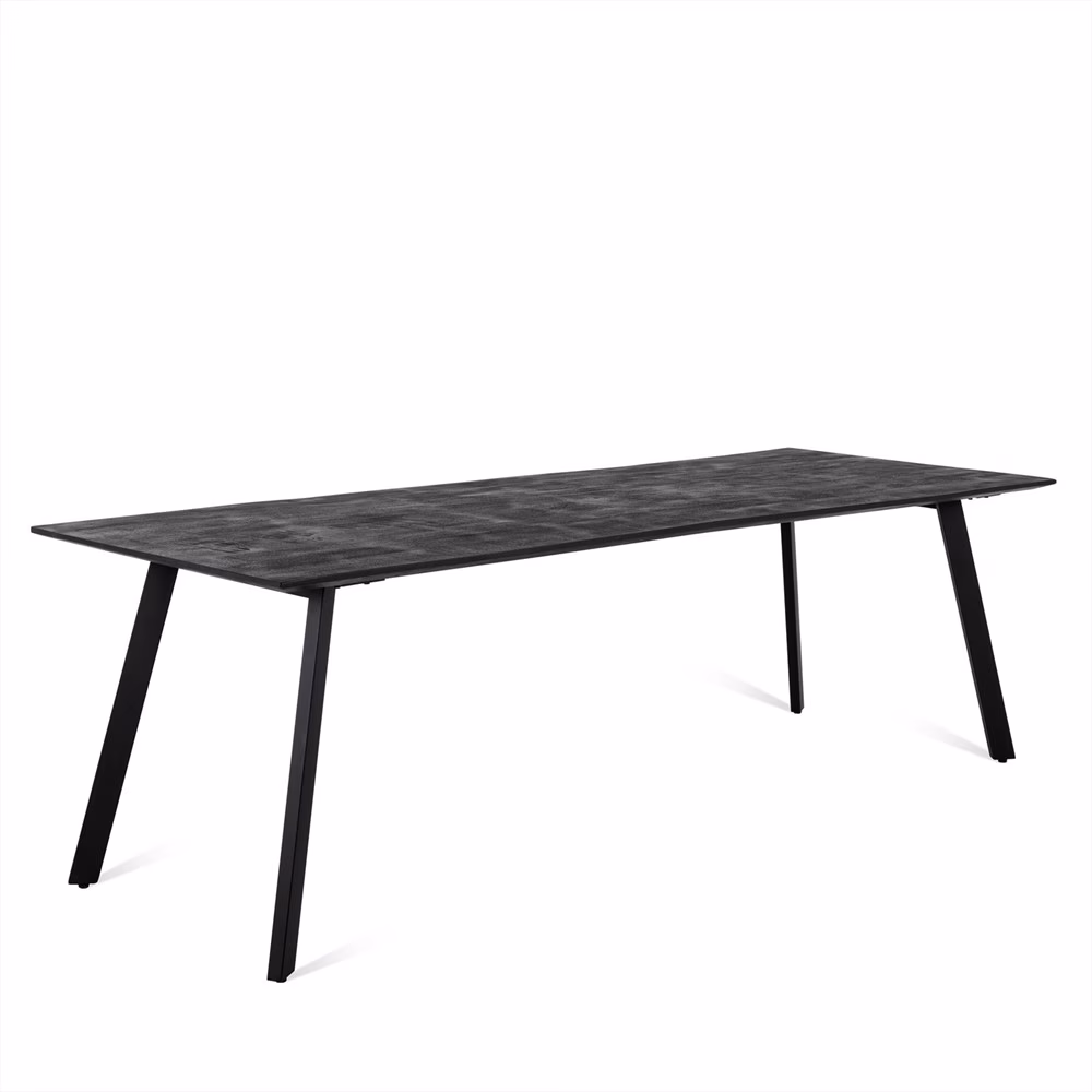 Eettafel Berlin zwart 220 2 Eettafel Berlin zwart 220 - Afbeelding 2