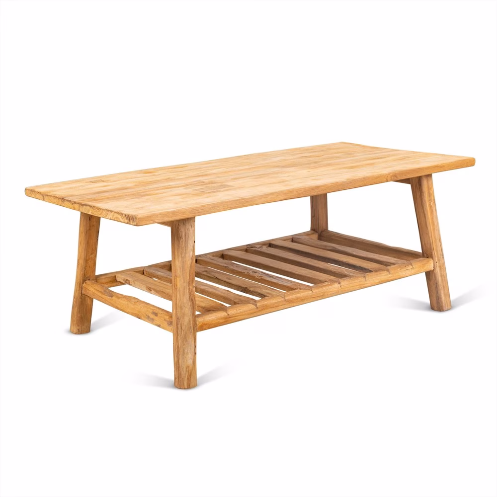 Blora Teakhouten salontafel 120 2 Blora Teakhouten salontafel 120 - Afbeelding 2