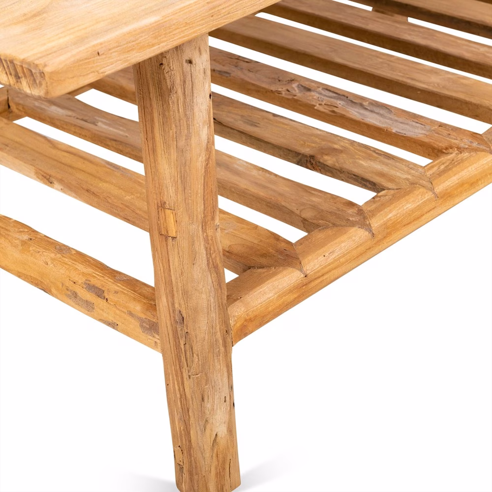Blora Teakhouten salontafel 120 3 Blora Teakhouten salontafel 120 - Afbeelding 3