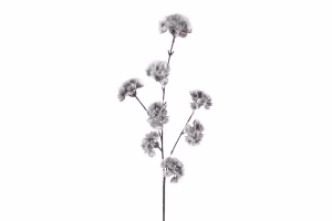 Kunstbloem Thistle bruin grijs 81 cm