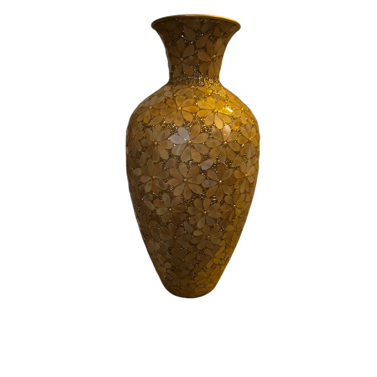 Vaas Nea Goud Bol – Luxe Mozaïek Vaas 26x26x36 cm 4 Vaas Nea Goud Smal