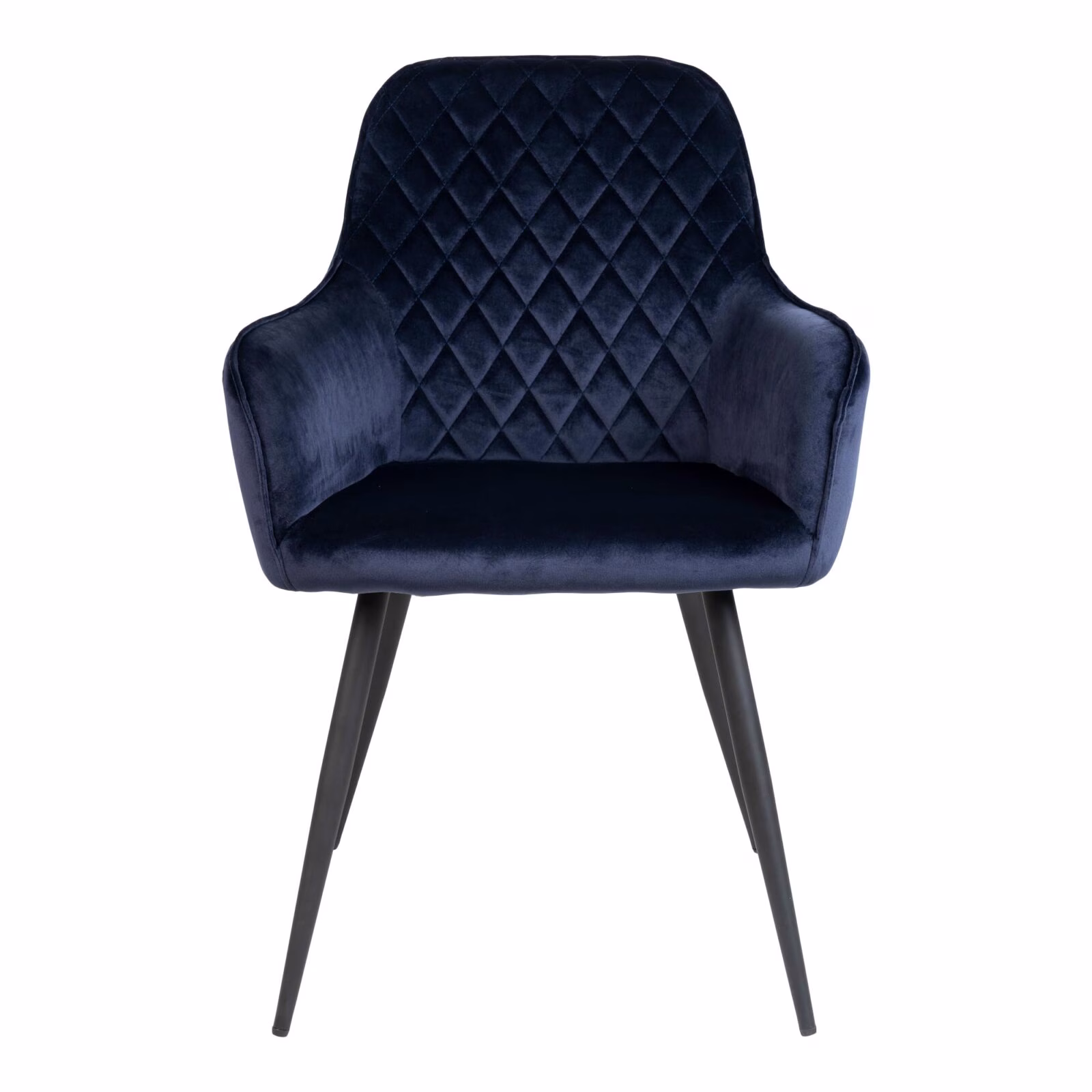 Harbo eetkamerstoel blauw velvet 2 Harbo eetkamerstoel blauw velvet - Afbeelding 2