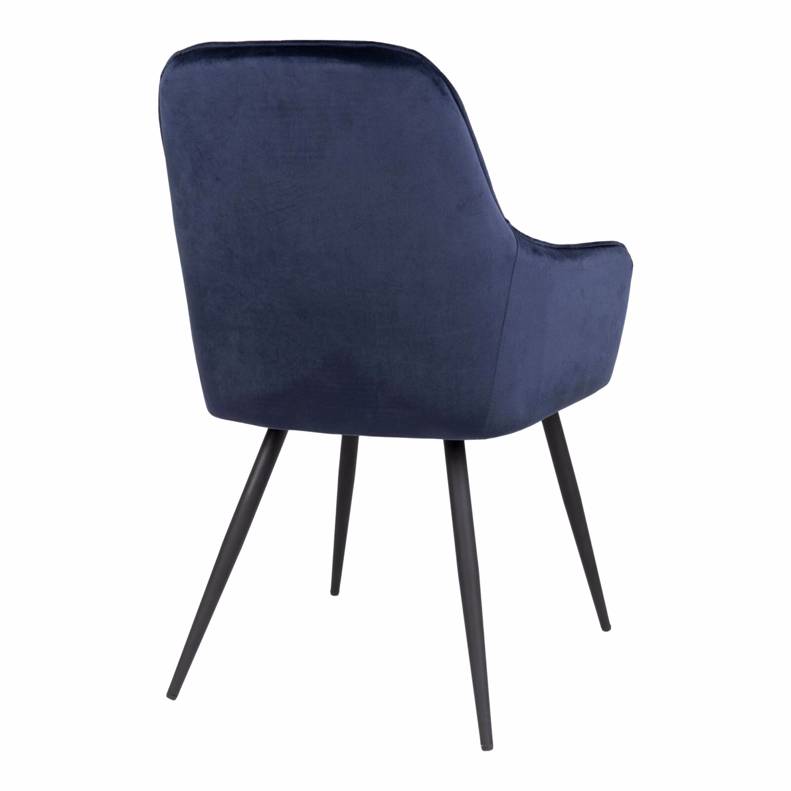 Harbo eetkamerstoel blauw velvet 4 Harbo eetkamerstoel blauw velvet - Afbeelding 4