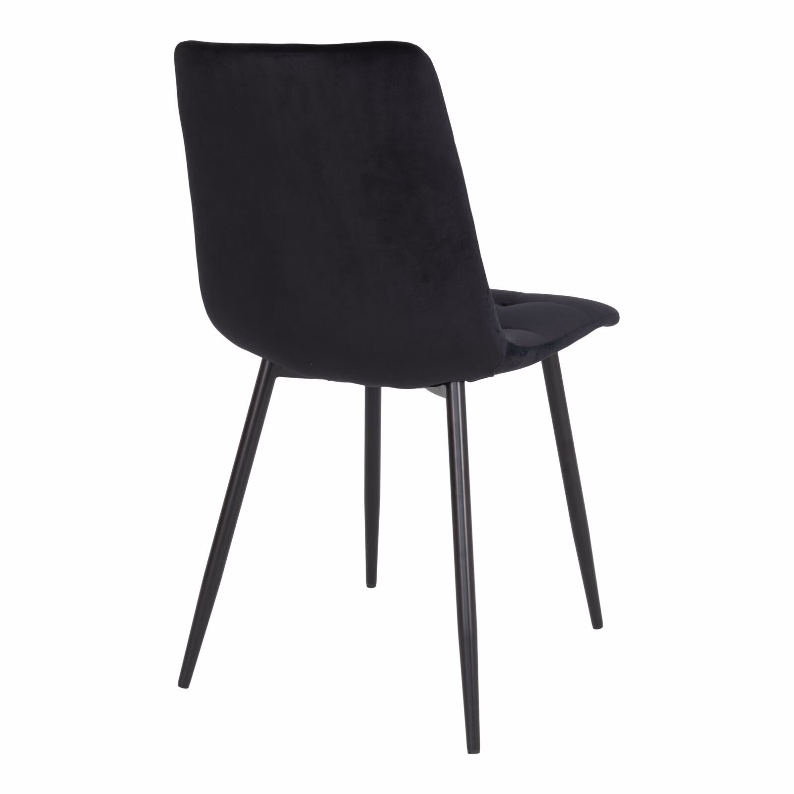 Eetkamerstoel in microvezel, zwart 4 Eetkamerstoel in microvezel, zwart - Afbeelding 4
