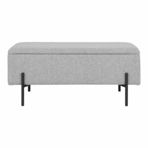 Bank ligt grijs opbergruimte