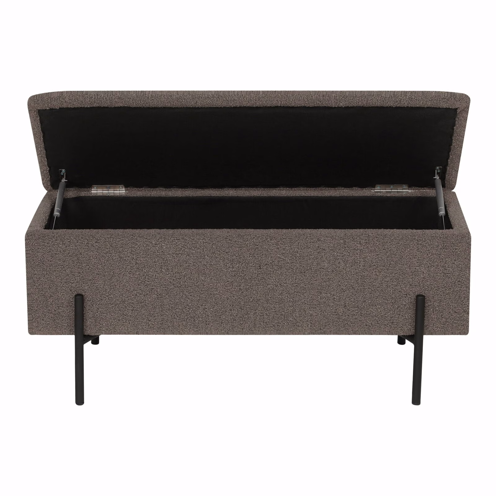 Watford Bench Opbergbank Bouclé Bruin 95 cm – Stijlvol & Praktisch 5 Watford Bench Opbergbank Bouclé Bruin 95 cm | Stijlvolle Zitbank