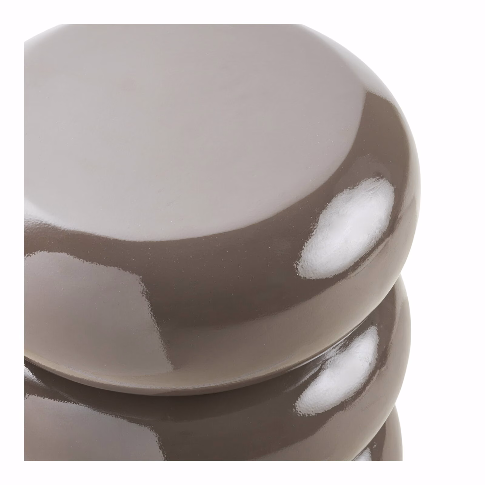 Rosolina Bijzettafel – Bruin Glasvezel Design met Ronde Vorm 2 Rosolina Bijzettafel – Bruin Glasvezel Design met Ronde Vorm - Afbeelding 2