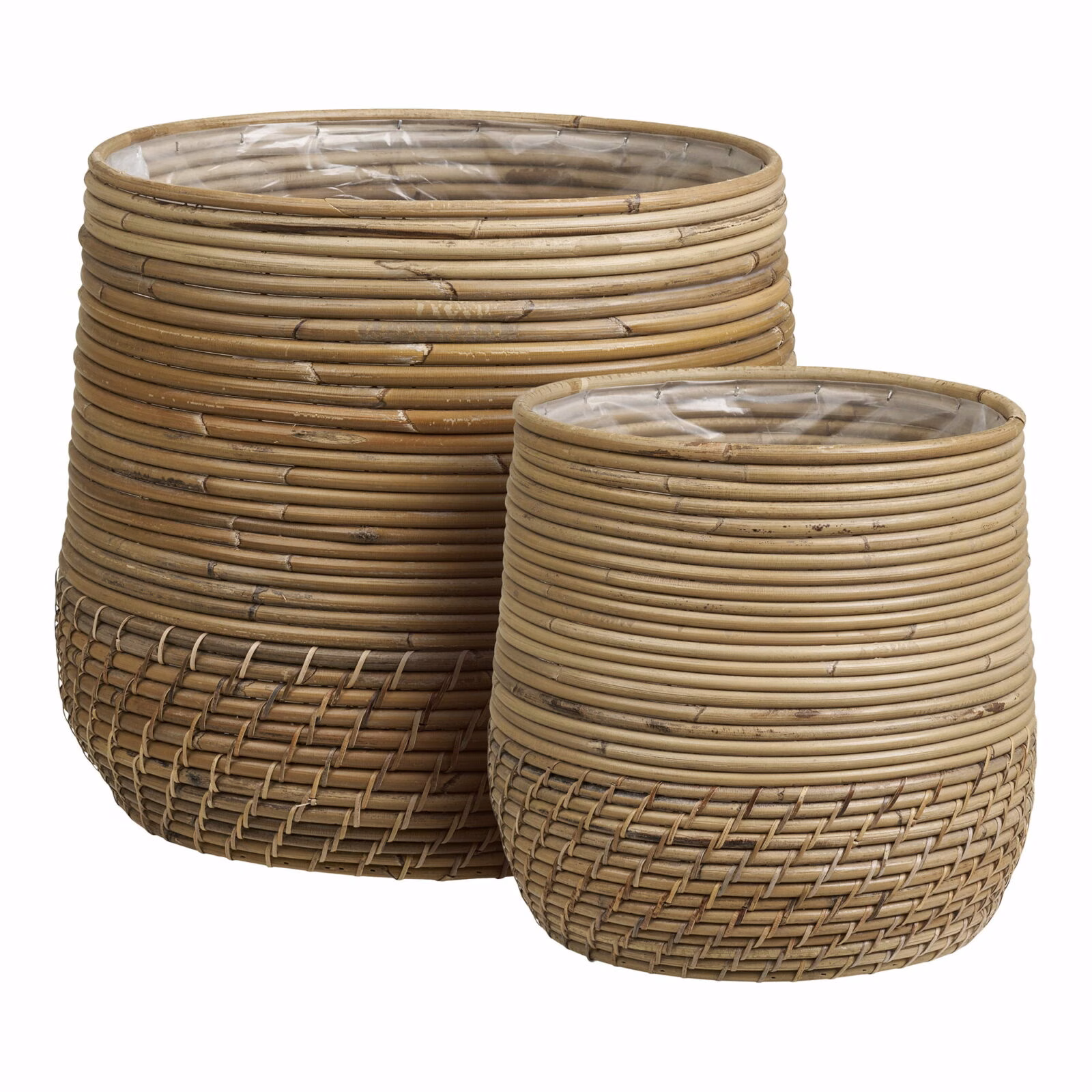 Moro Baskets – Set van 2 Kubu Rotan Manden 1 Moro baskets rotan set
