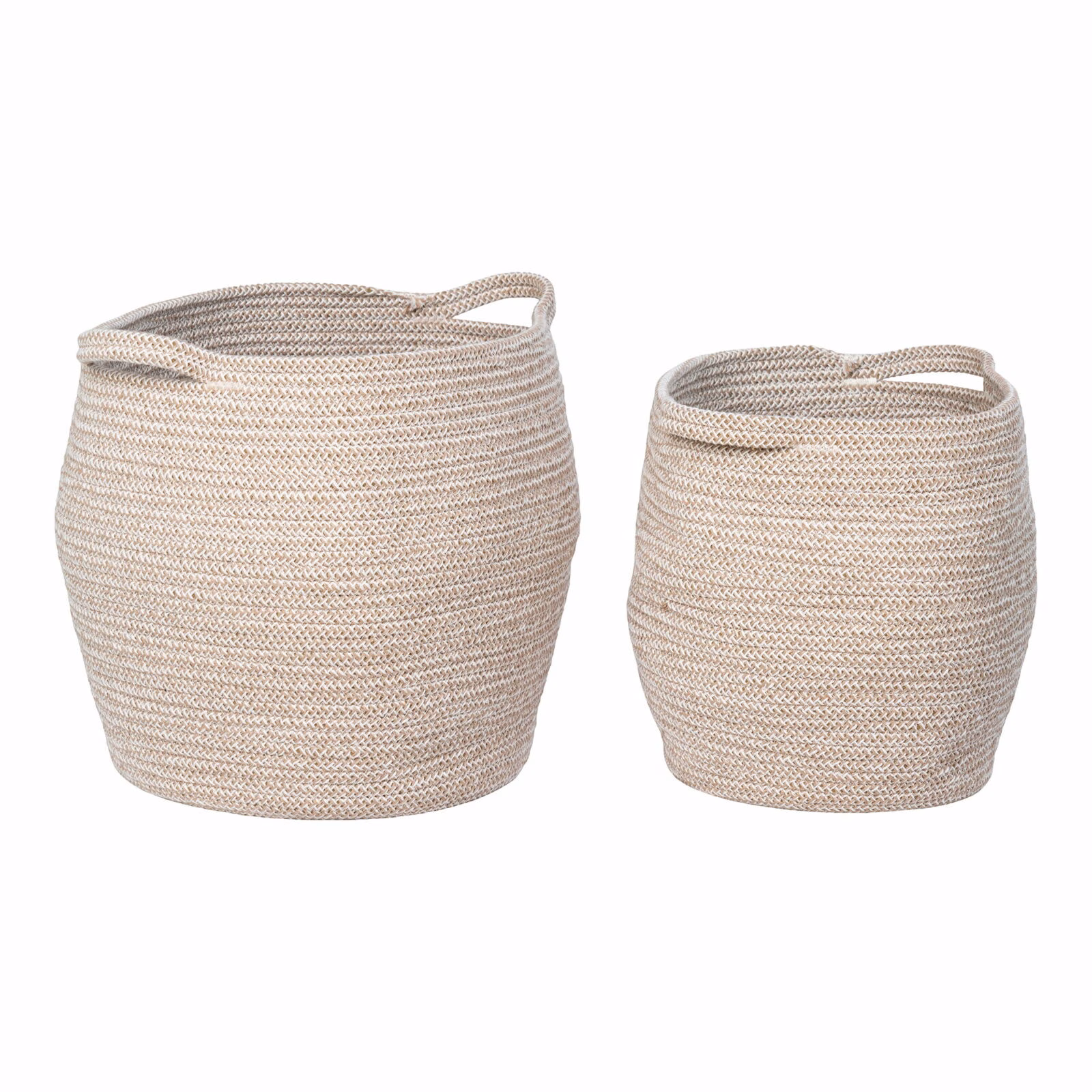 Lamas - Mand, beige, set van 2 2 Lamas - Mand, beige, set van 2 - Afbeelding 2