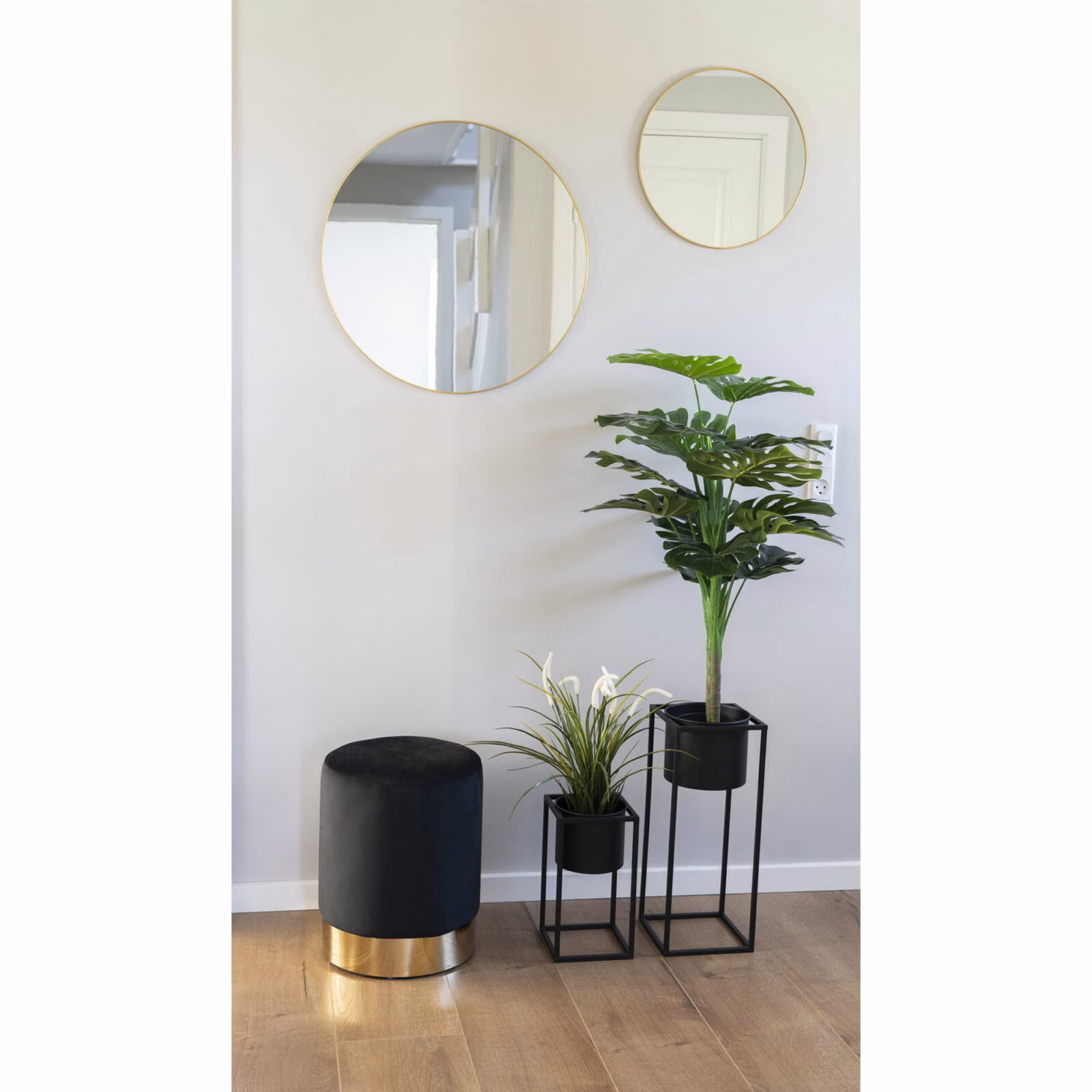 Monstera - kunstplant 90 cm 4 Monstera - kunstplant 90 cm - Afbeelding 4