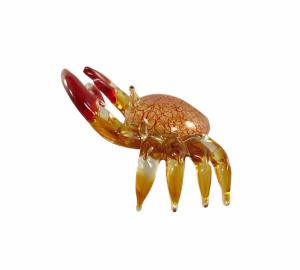 Glazen Krab Murano stijl