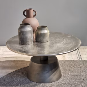Bijzettafel Kian Zilver nikkel Benoa