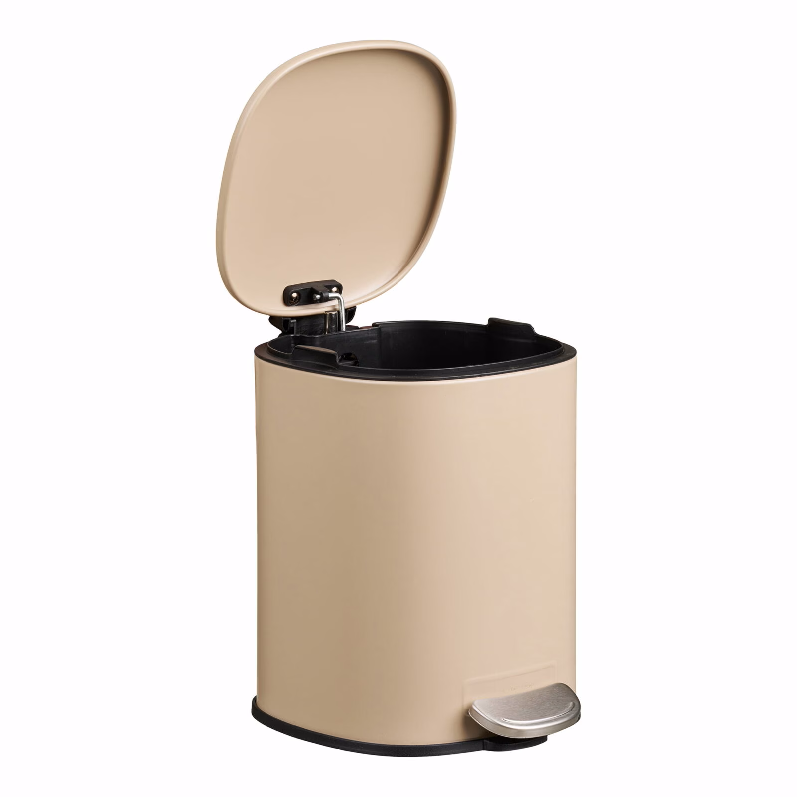 Lodi Pedaalemmer - Pedaalemmer met zachte sluiting, metaal, beige, 3 l 1 Lodi pedaalemmer beige 3 liter soft close metaal