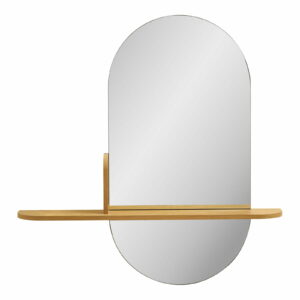 barco spiegel met plank eikenlook