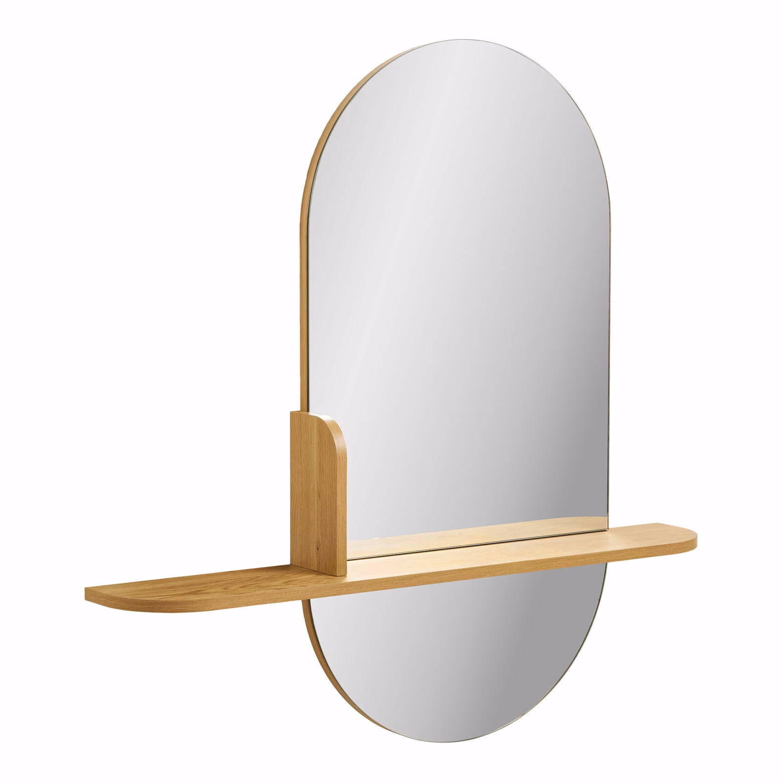 Barco Spiegel met plank - Spiegel met plank, eikenlook 92x15x94,5 cm 2 Barco Spiegel met plank - Spiegel met plank, eikenlook 92x15x94,5 cm - Afbeelding 2