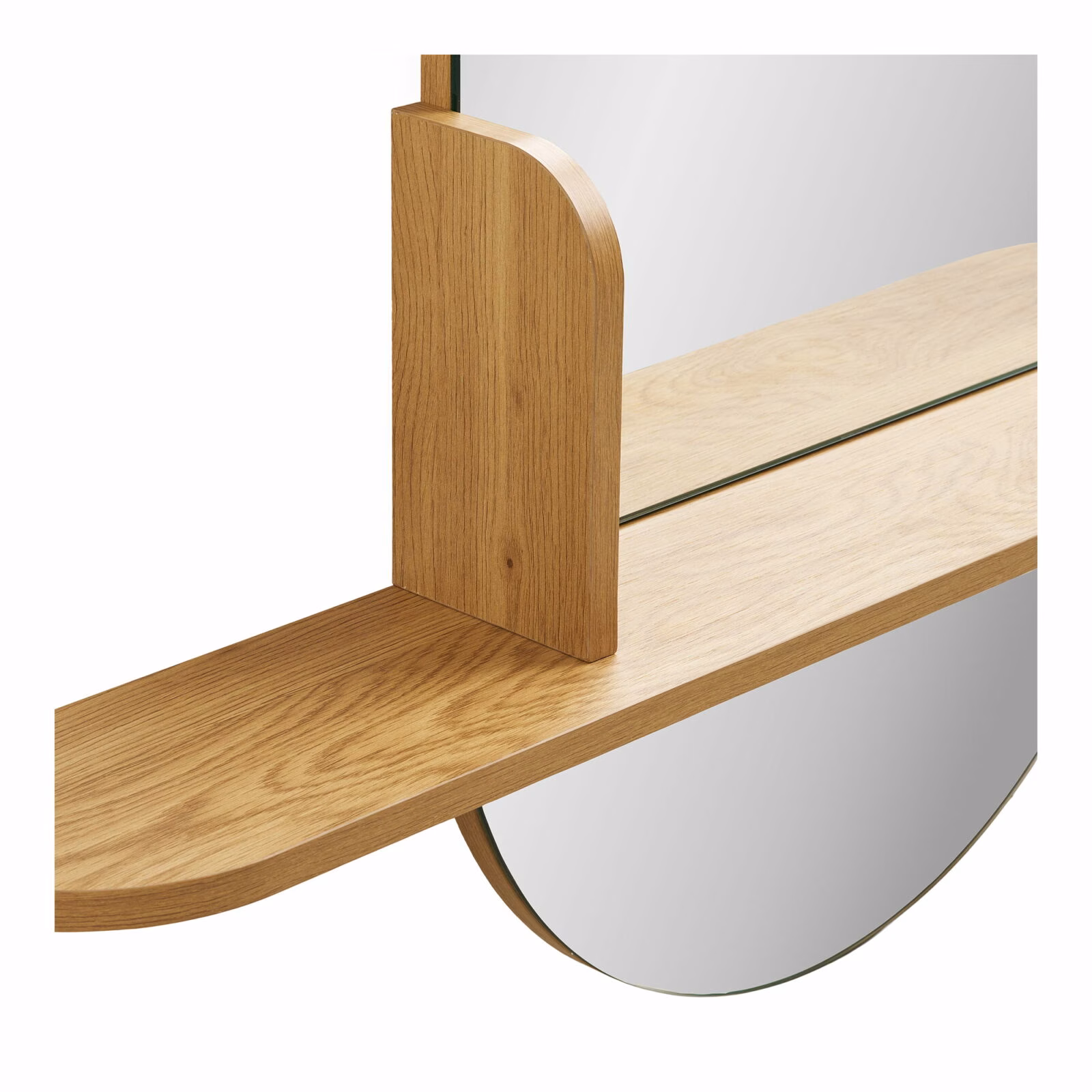 Barco Spiegel met plank - Spiegel met plank, eikenlook 92x15x94,5 cm 3 Barco Spiegel met plank - Spiegel met plank, eikenlook 92x15x94,5 cm - Afbeelding 3