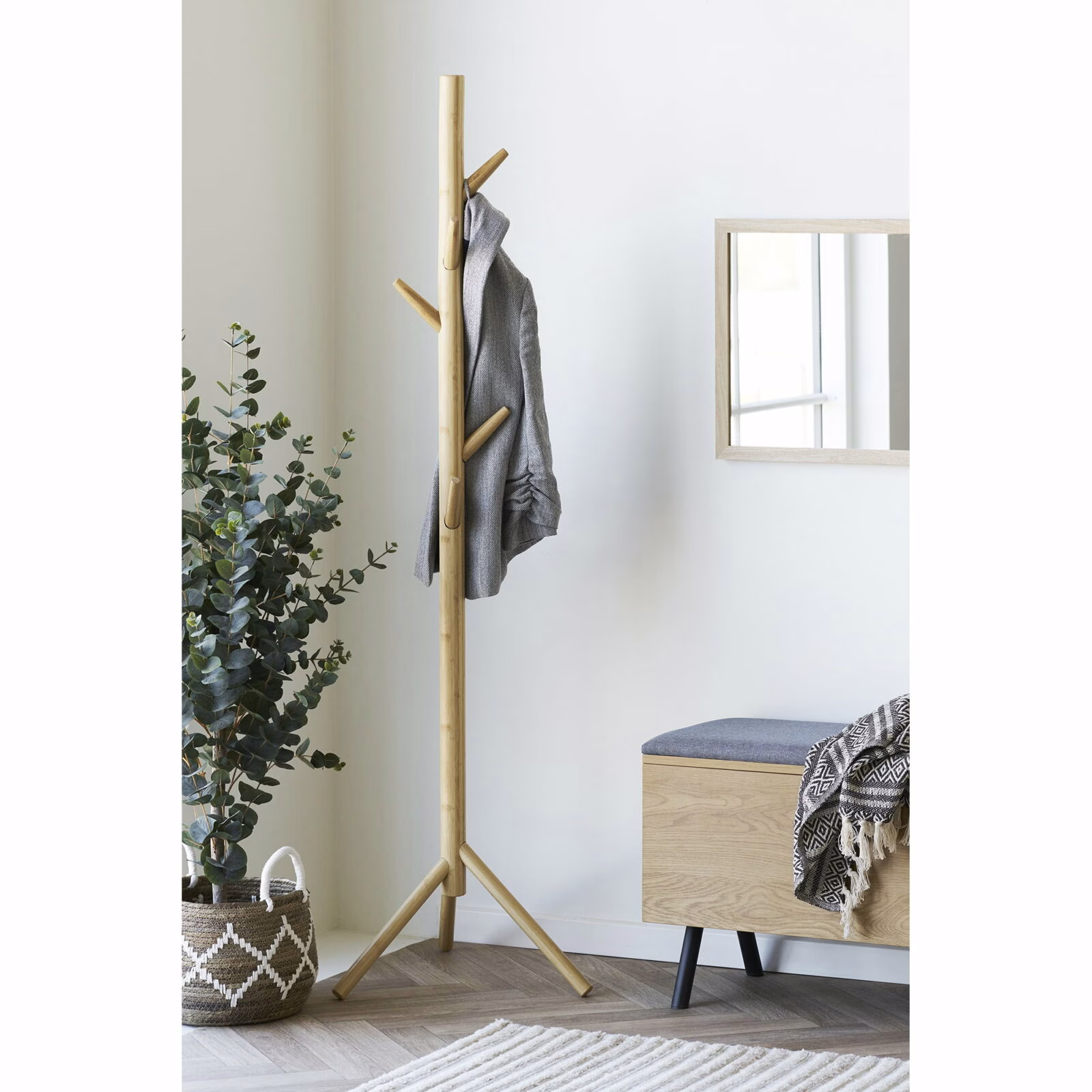 Wanaka Kapstok Bamboe – Natuurlijk Kledingrek 50×163 cm 5 Wanaka Kapstok Bamboe – Natuurlijk Kledingrek 50×163 cm - Afbeelding 5