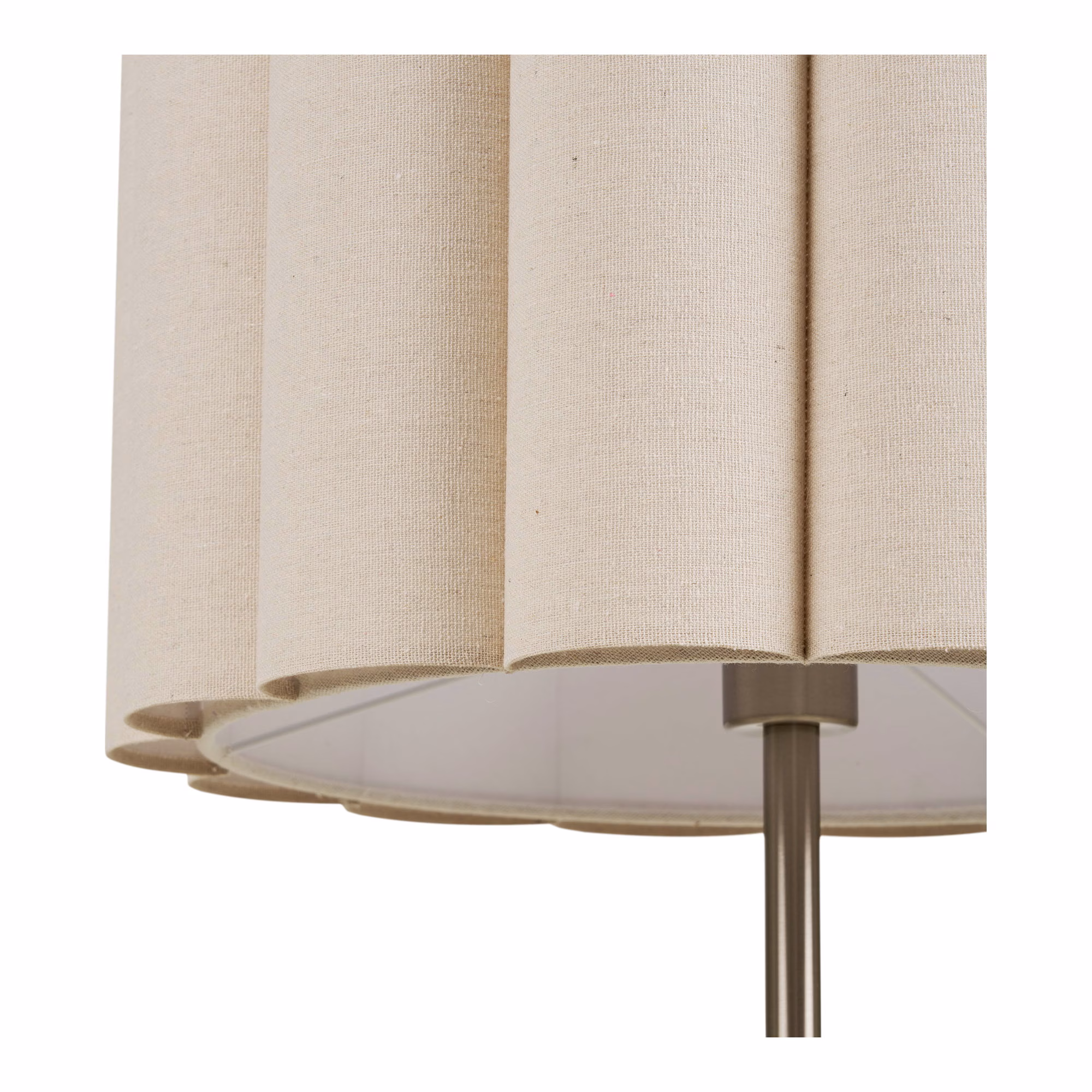 Wattom Vloerlamp – Staal & Linnen – Grijs/Beige – Sfeervolle Vloerlamp 5 Wattom Vloerlamp – Staal & Linnen – Grijs/Beige – Sfeervolle Vloerlamp - Afbeelding 5