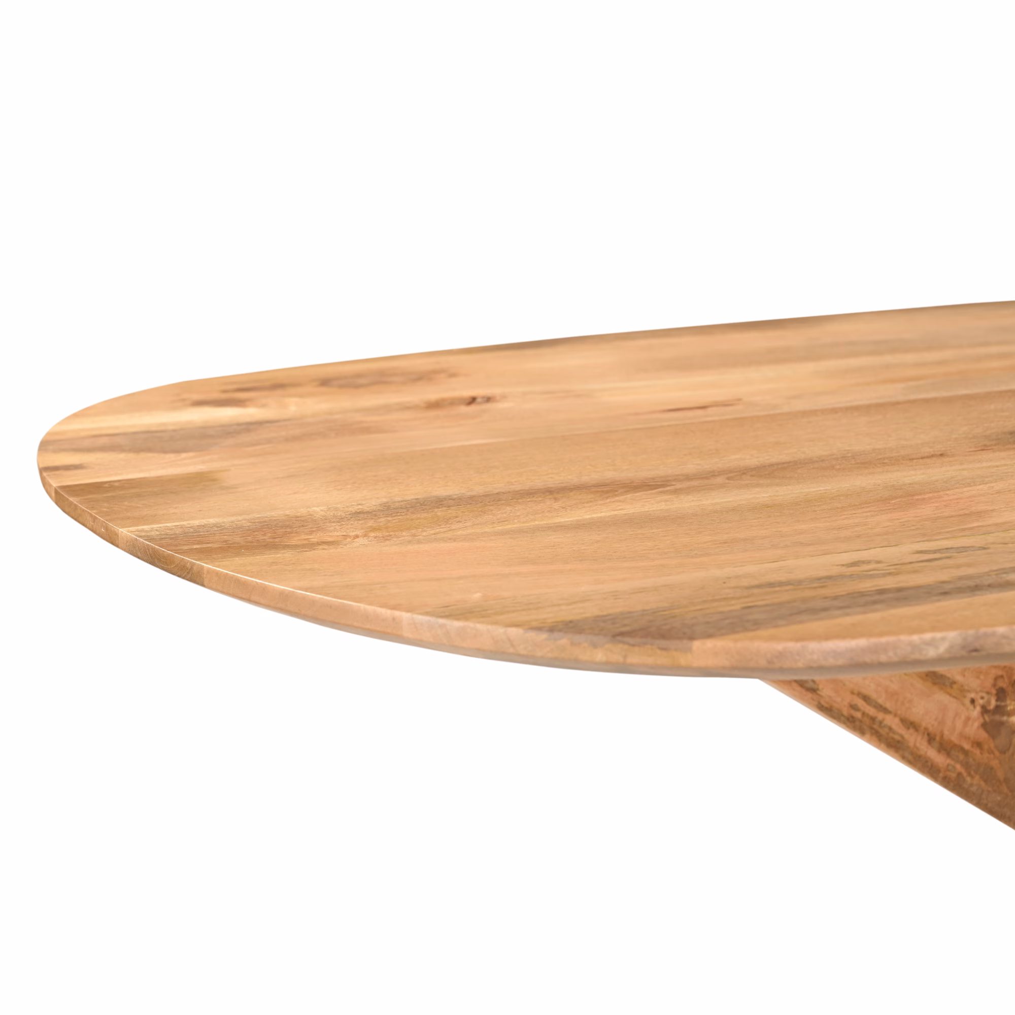 Deense ovale eettafel Runa met houten onderstel 220 3 Deense ovale eettafel Runa met houten onderstel 220 - Afbeelding 3