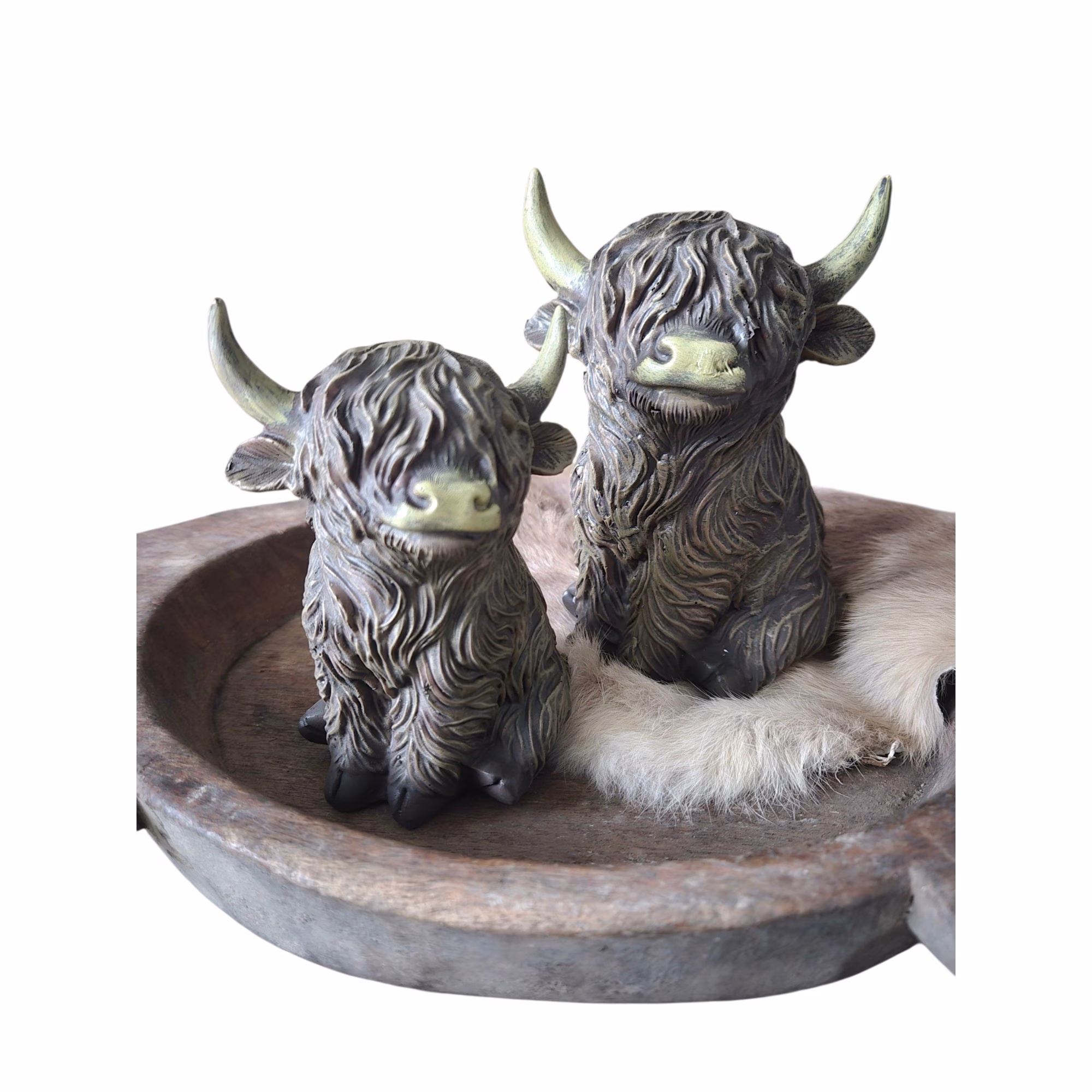 Schotse Hooglander Countryfield M & L | Sfeervolle Landelijke Decoratie 1 Schotse Hooglander Countryfield