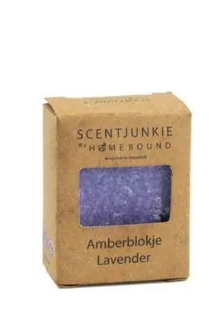 Marokkaanse Amberblokje geurblokje Lavendel